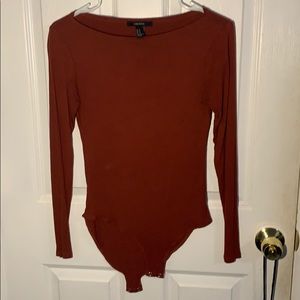 Forever 21 long sleeved body suit